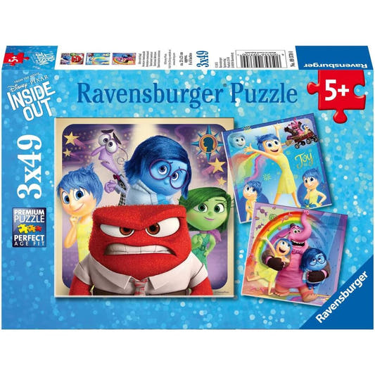 Caja de 3 puzzles Ravensburger de Disney Pixar Del Revés