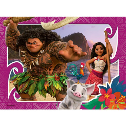 Caja de 4 puzzles Vaiana 2 Disney de Ravensburger - 2