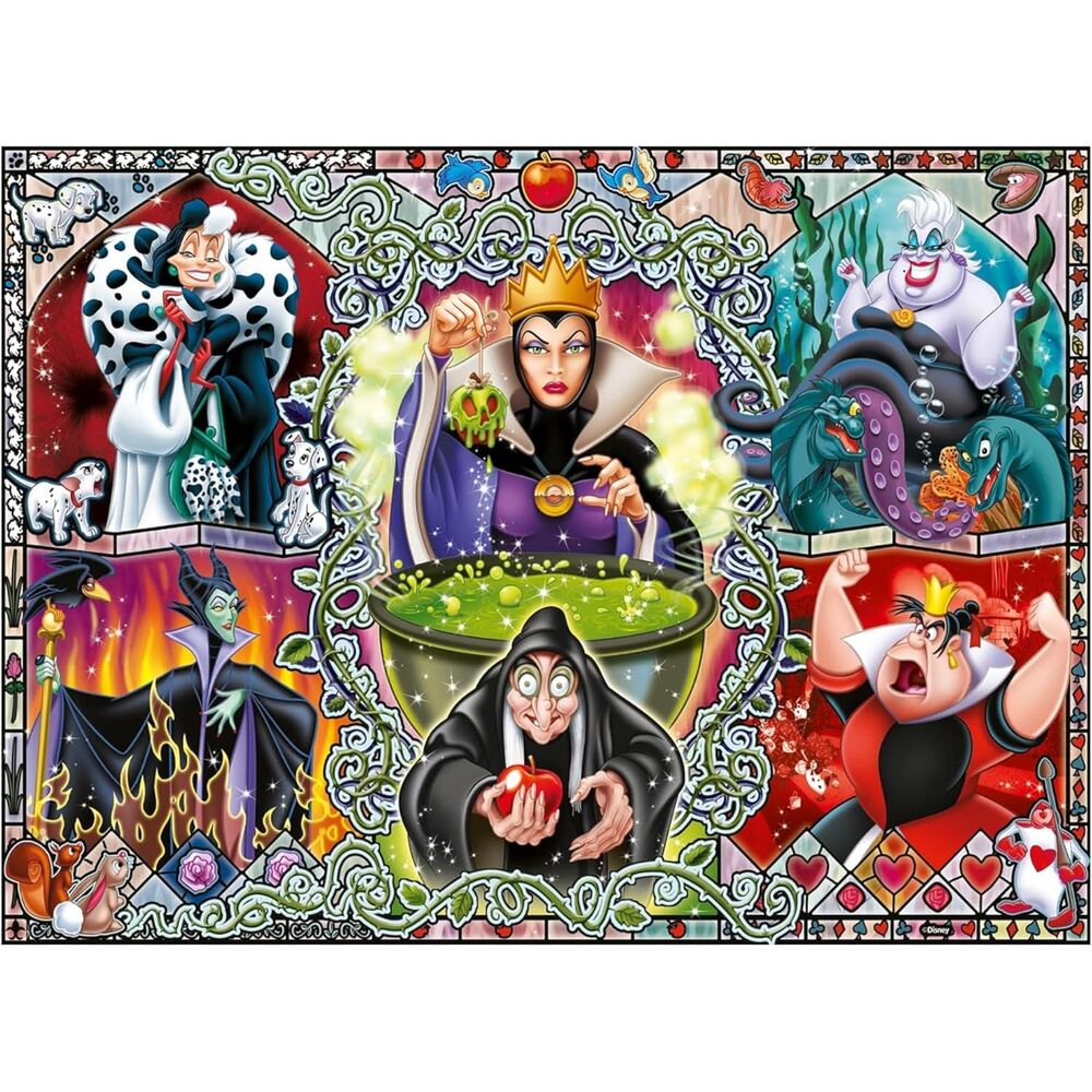 Puzzle Ravensburger de villanas Disney con 1000 piezas