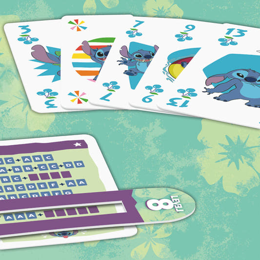 Juego de cartas Level 8 Stitch Disney de Ravensburger - 2