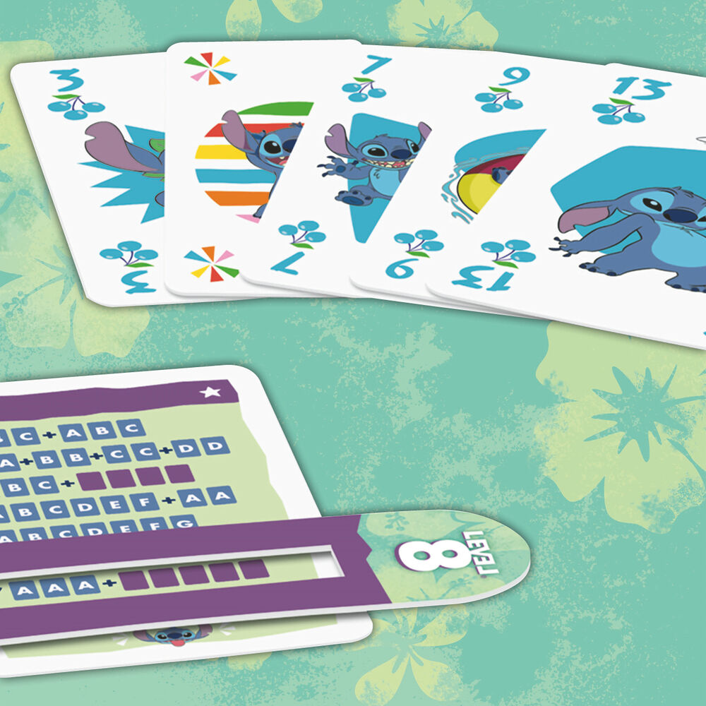 Juego de cartas Level 8 Stitch Disney de Ravensburger - 2