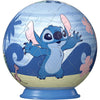 Puzzle 3D esférico de Stitch Disney en tonos azules