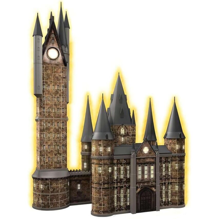 Puzzle 3D Ravensburger del Castillo de Hogwarts con luz LED - 2