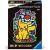 Puzzle de madera Ravensburger de 300 piezas con Pikachu y flores