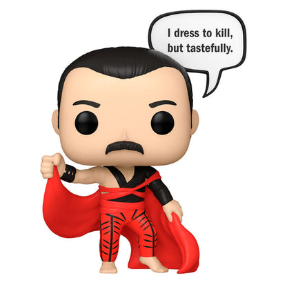 Figura Funko POP! de Freddie Mercury de Queen con capa roja