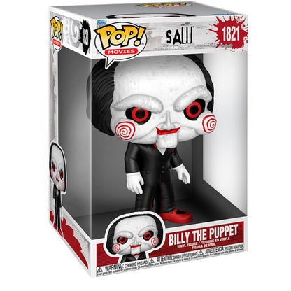Figura Funko POP! de Billy the Puppet de Saw en caja