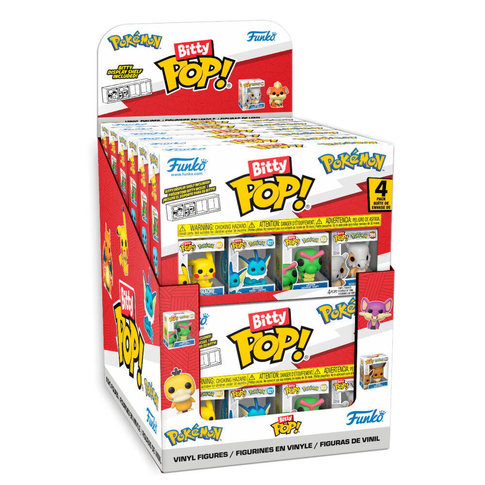 Blíster FUNKO Bitty Pop! Pokémon con 4 figuras surtidas