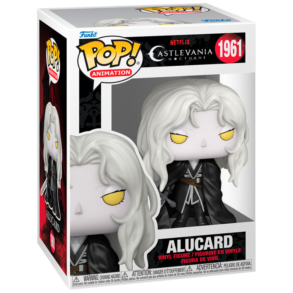 Figura Funko POP! de Alucard de Castlevania: Nocturne con espada y capa negra - 2