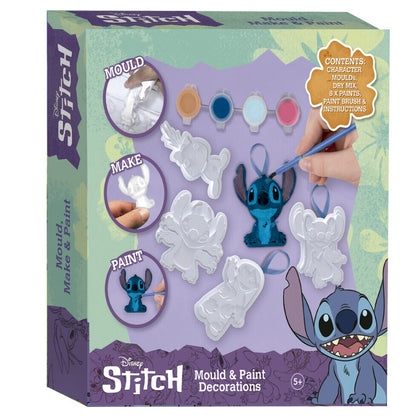 Set de escayola para moldear y pintar figuras de Stitch Disney