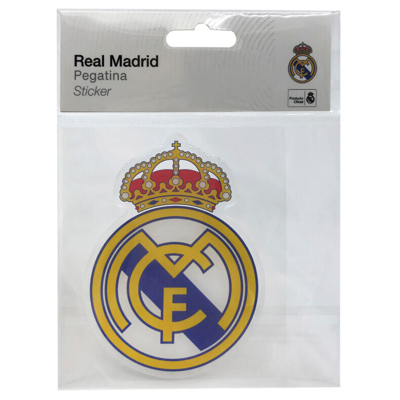 Pegatina individual con el escudo del Real Madrid