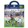 Libro de 65 pegatinas 3D reutilizables del FC Barcelona con estadio de fútbol