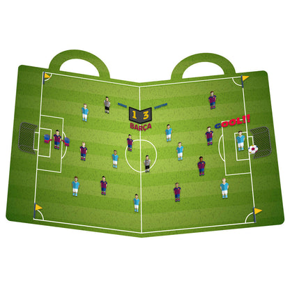 Libro de 65 pegatinas 3D reutilizables del FC Barcelona con estadio de fútbol - 3