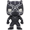 Figura FUNKO POP! de Black Panther con traje negro y detalles blancos