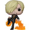 Figura FUNKO POP! de Vinsmoke Sanji con llamas naranjas