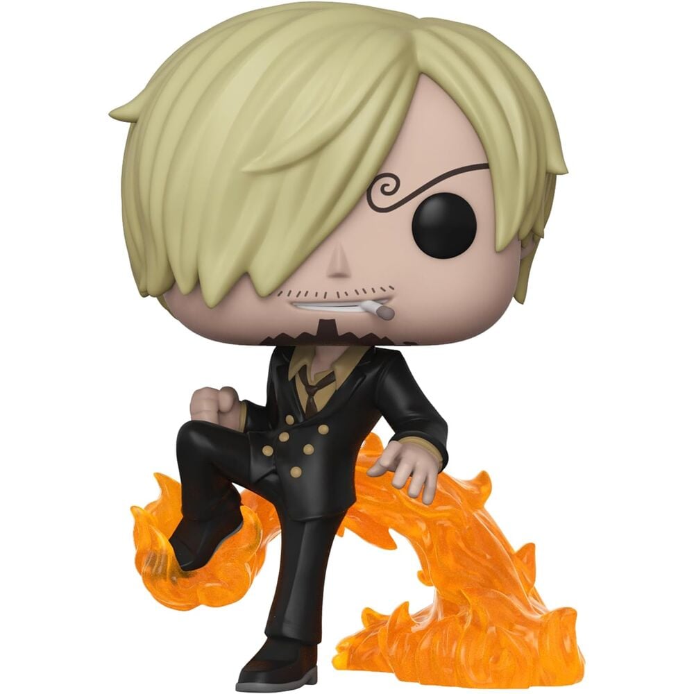 Figura FUNKO POP! de Vinsmoke Sanji con llamas naranjas
