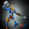 Figura Panthro de Thundercats con armadura azul y dorada