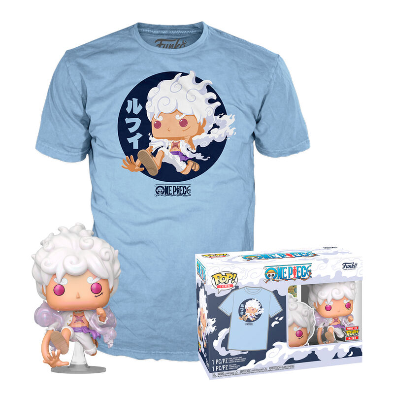 Set FUNKO POP! de Luffy Fifth Gear con camiseta azul de One Piece - 2