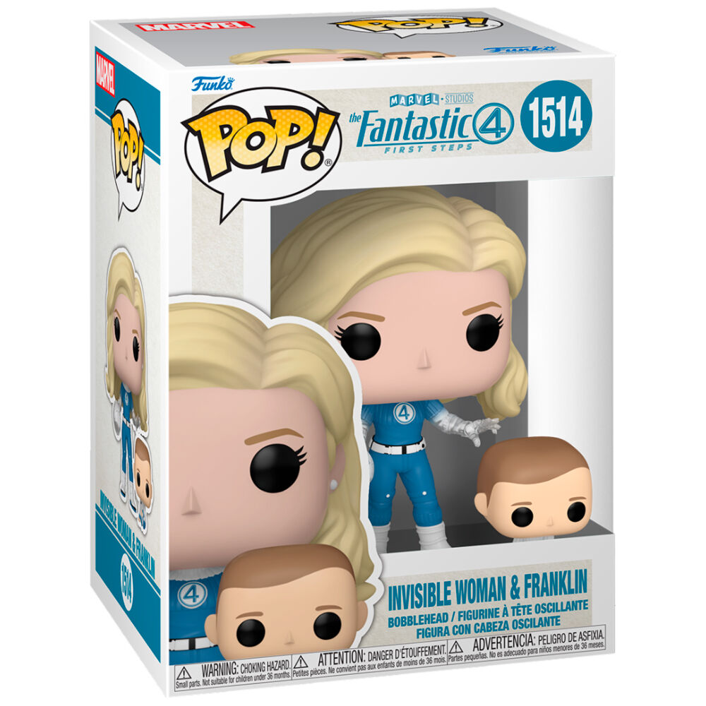 Figura Funko POP Marvel de la Mujer Invisible y Franklin - 2
