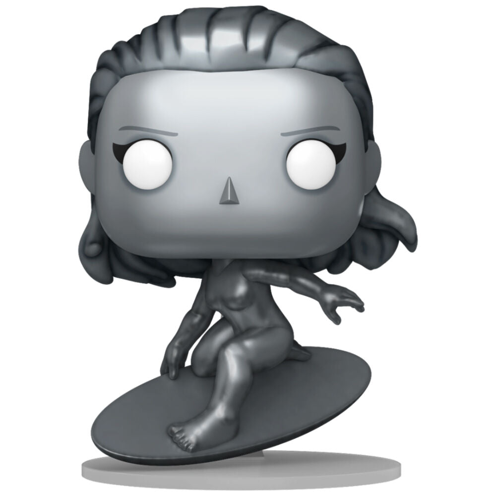 Figura Funko POP! de Silver Surfer sobre su tabla de surf