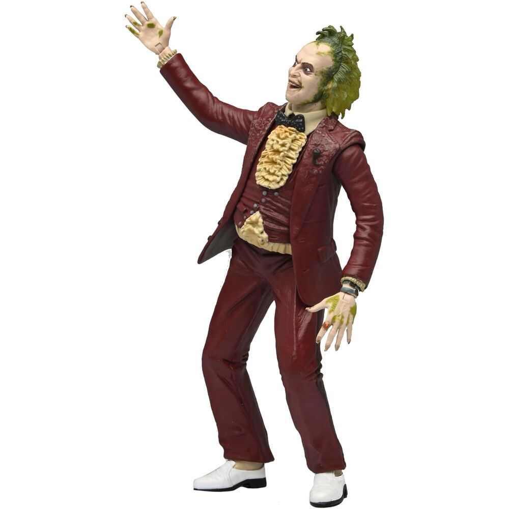 Figura articulada de Beetlejuice 1988 con traje rojo - 5