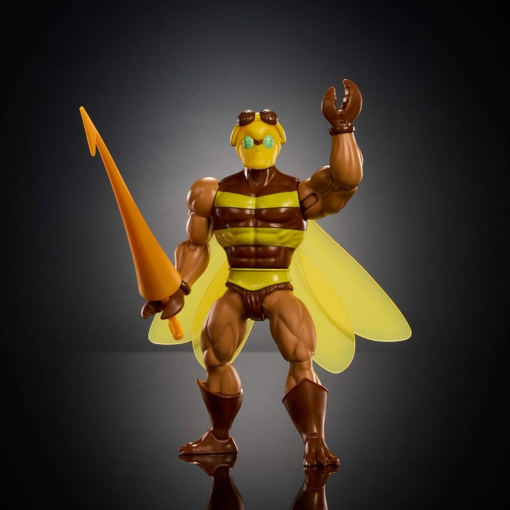 Figura articulada Buzz-Off MOTU Origins con alas translúcidas y lanza - 2
