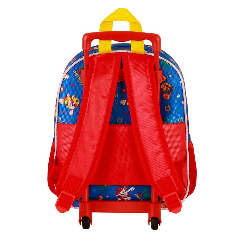 Trolley mochila 3D Paw Patrol Cool Pups azul con ruedas - 3