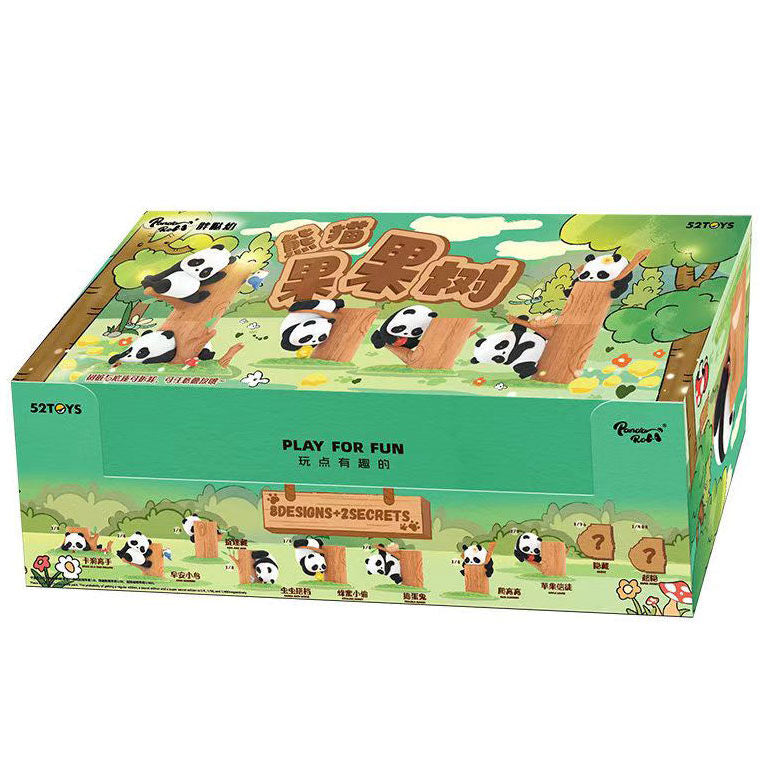 Figuras sorpresa Fruit Tree Climbing Panda Roll de pandas junto a un árbol - 2