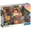 Puzzle Clementoni de 500 piezas con paisaje del Lago de Como