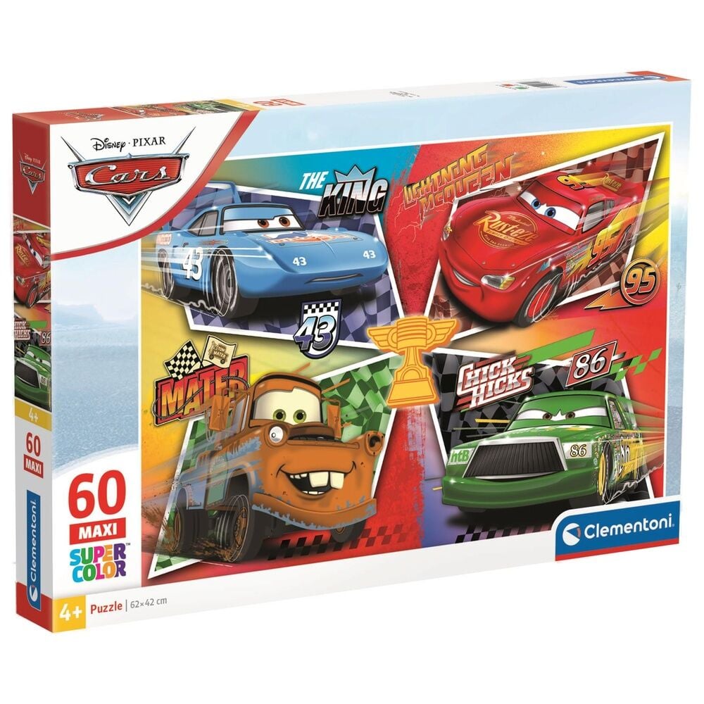 Puzzle Maxi Cars Disney Pixar Clementoni de 60 piezas