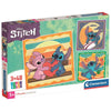 Puzzle Clementoni de Stitch Disney con tres escenas de 48 piezas