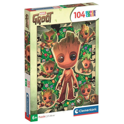 Puzzle Clementoni Marvel de Groot de 104 piezas