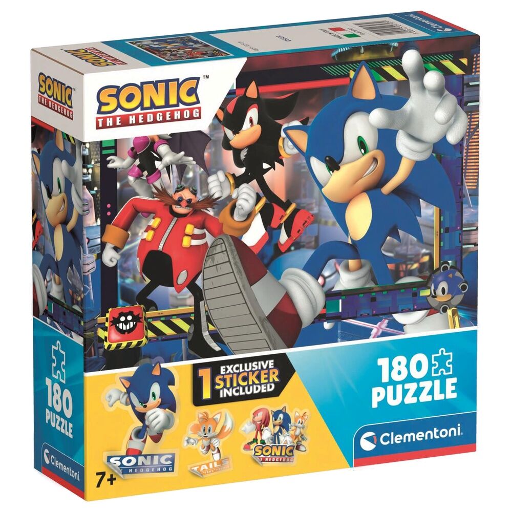 Puzzle Clementoni de Sonic the Hedgehog de 180 piezas