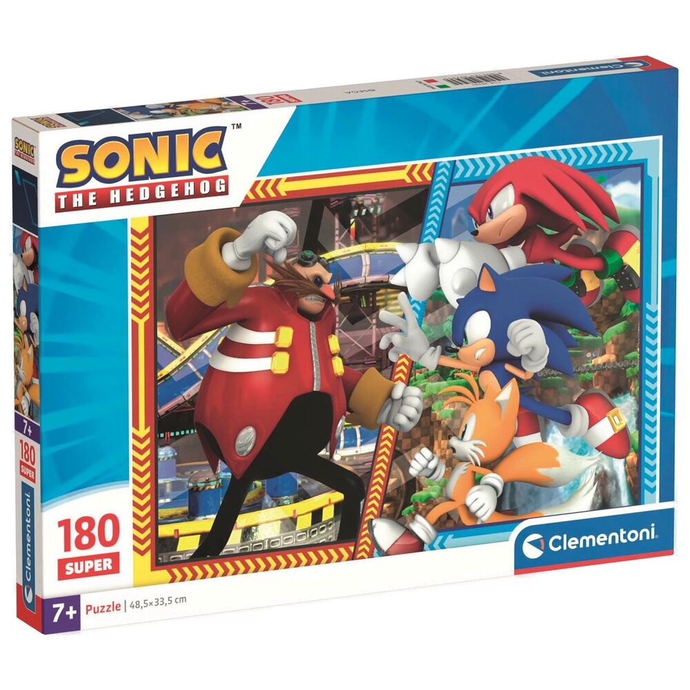Puzzle Clementoni de Sonic the Hedgehog de 180 piezas