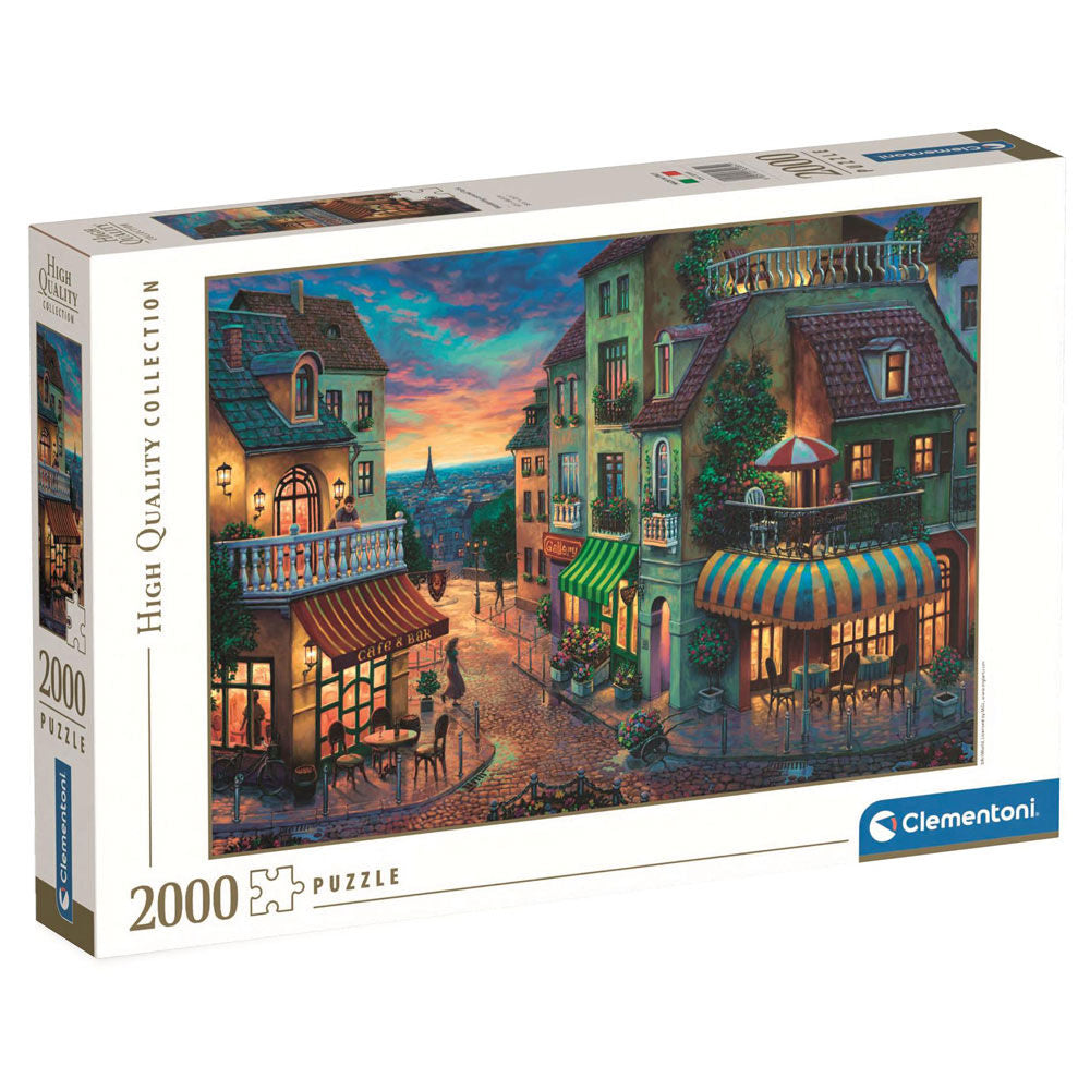 Puzzle Clementoni Wandering Around Paris de 2000 piezas con escena parisina