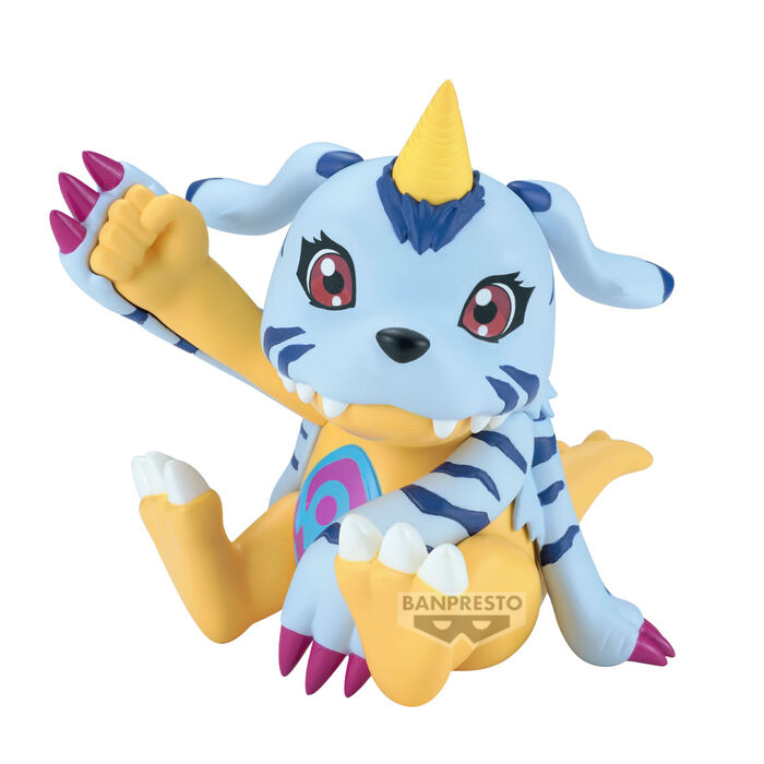 Figura de Gabumon Sofvimates de Digimon Adventure sentado