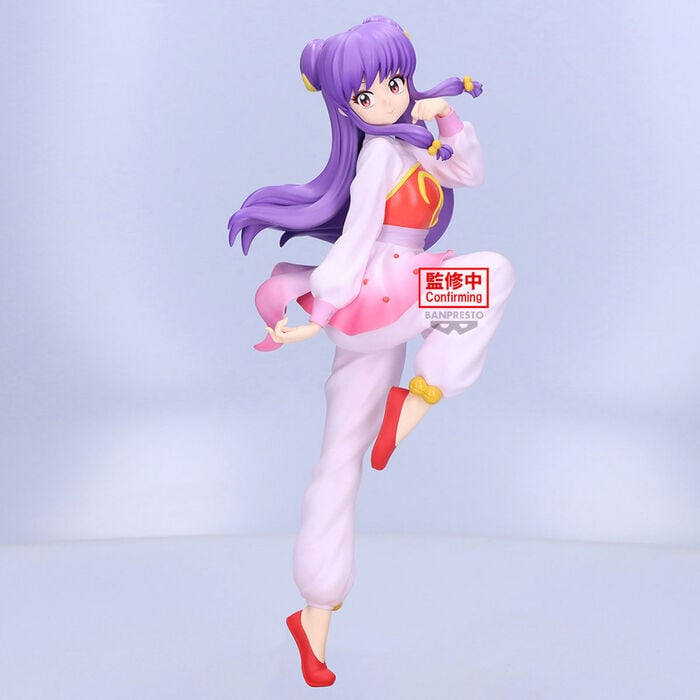 Figura de Shampoo de Ranma 1/2 con cabello morado y vestimenta rosa y lila - 2