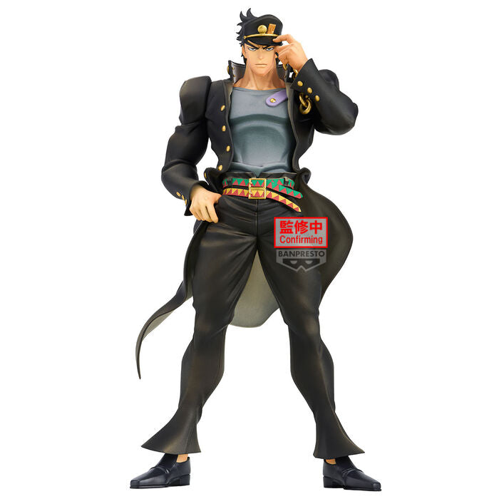 Figura de Jotaro Kujo de Stardust Crusaders con atuendo oscuro