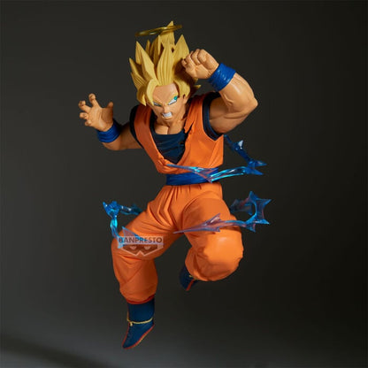 Figura de Son Goku Super Saiyan 2 de Dragon Ball Z en pose de combate - 2