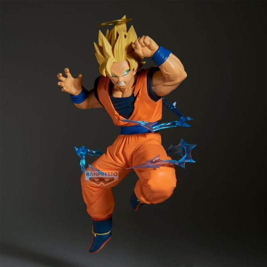 Figura de Son Goku Super Saiyan 2 de Dragon Ball Z en pose de combate - 2