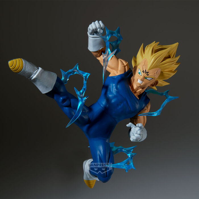 Figura Majin Vegeta Match Makers de Dragon Ball Z en pose de combate - 2