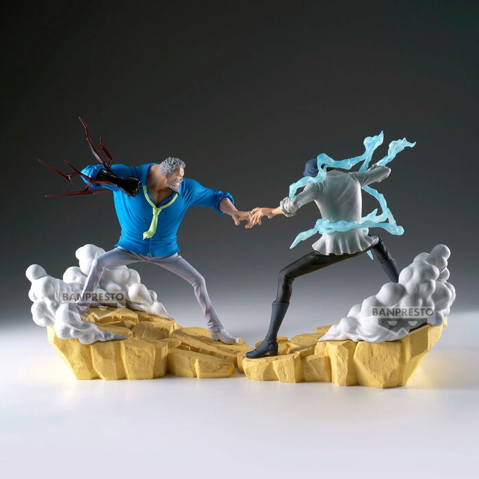 Figura de Monkey D. Garp de One Piece Banpresto en pose de acción - 3