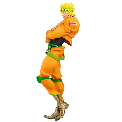 Figura de Dio de Stardust Crusaders con uniforme naranja y brazos cruzados - 3
