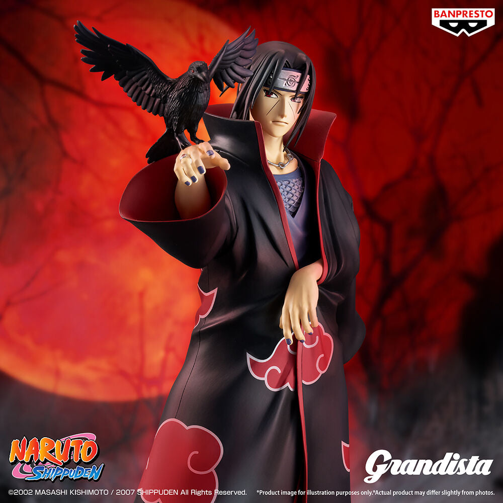 Figura Grandista de Itachi Uchiha con un cuervo - 5