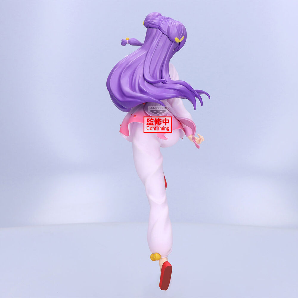 Figura de Shampoo de Ranma 1/2 con cabello morado y vestimenta rosa y lila - 5