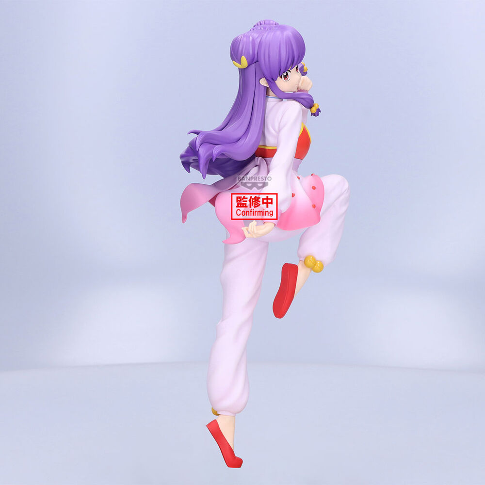 Figura de Shampoo de Ranma 1/2 con cabello morado y vestimenta rosa y lila - 7