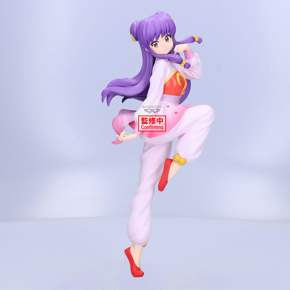 Figura de Shampoo de Ranma 1/2 con cabello morado y vestimenta rosa y lila - 10