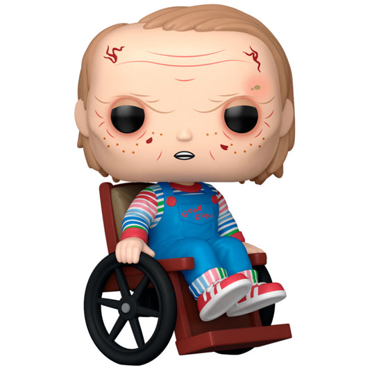 Figura Funko POP! Old Chucky sentado en silla de ruedas