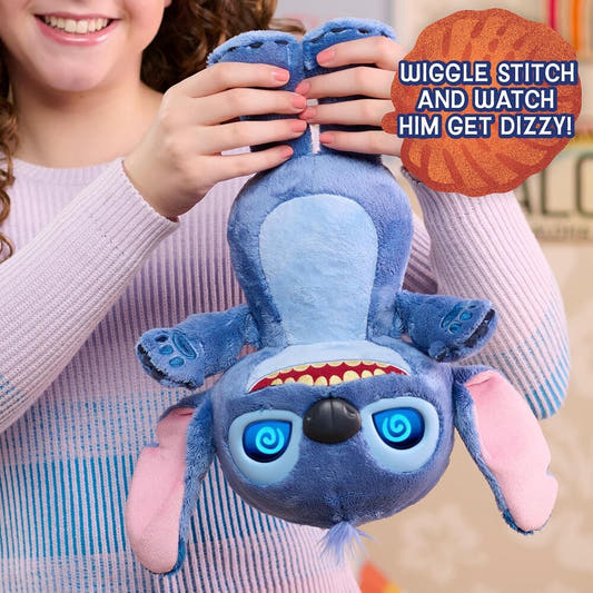 Peluche interactivo de Stitch Disney azul con ojos LED - 6
