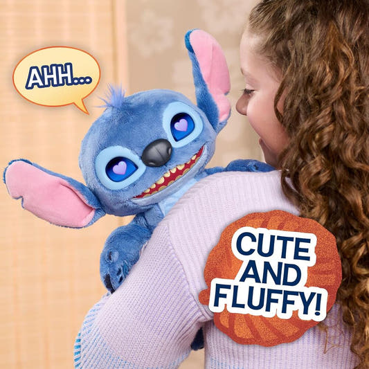 Peluche interactivo de Stitch Disney azul con ojos LED - 8
