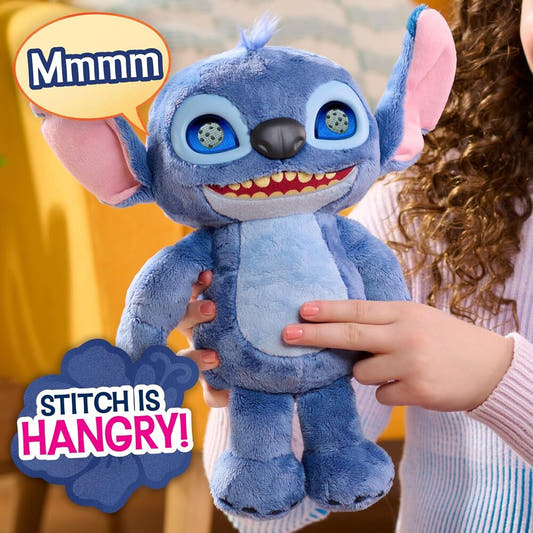 Peluche interactivo de Stitch Disney azul con ojos LED - 9